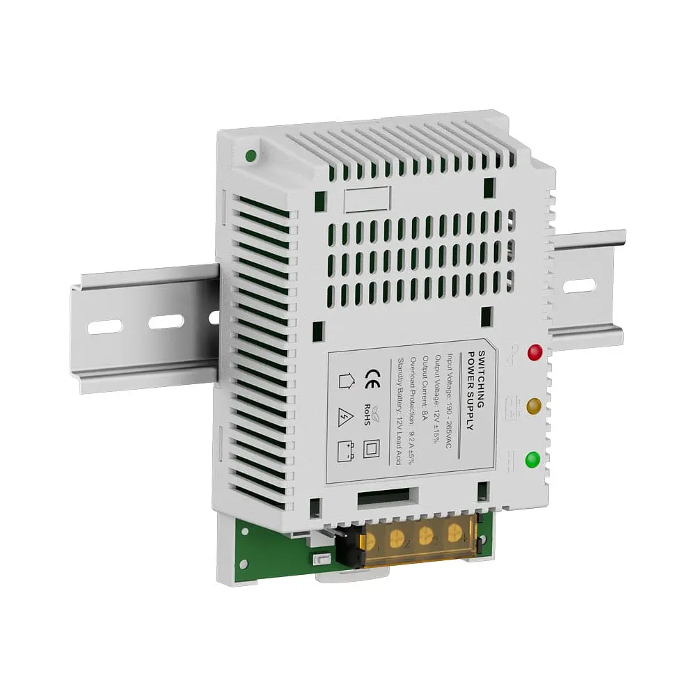 Плата ДБЖ Kraft PSU-1208LED(BOARD) з кріпленням на DIN-рейку (41-00049) - фото 2