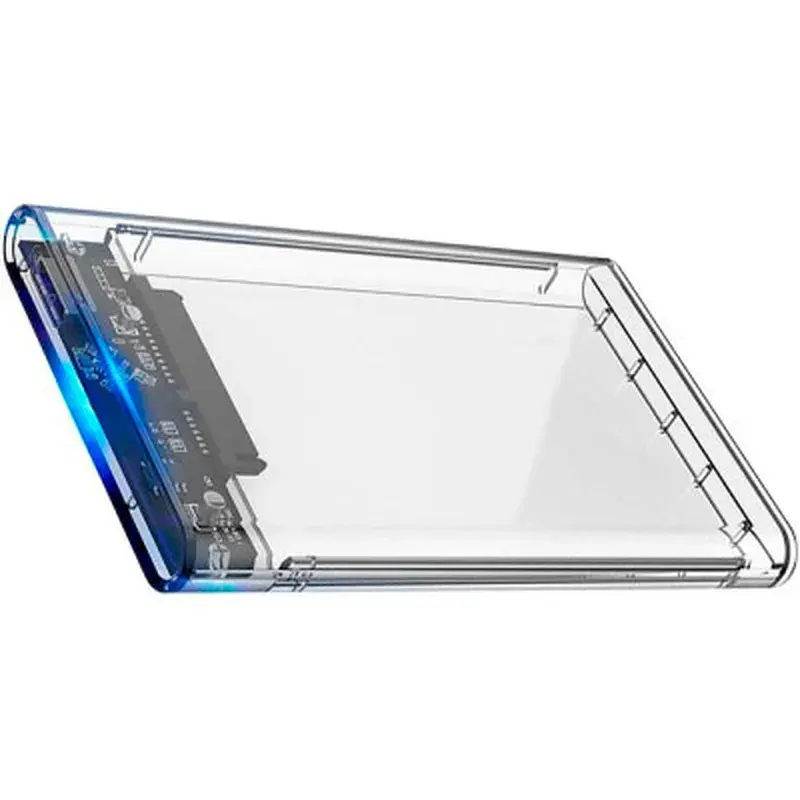 Кишеня зовнішня Dynamode 2.5" SATA HDD/SSD USB 3.0 Transparent (DM-CAD-25316) - фото 2