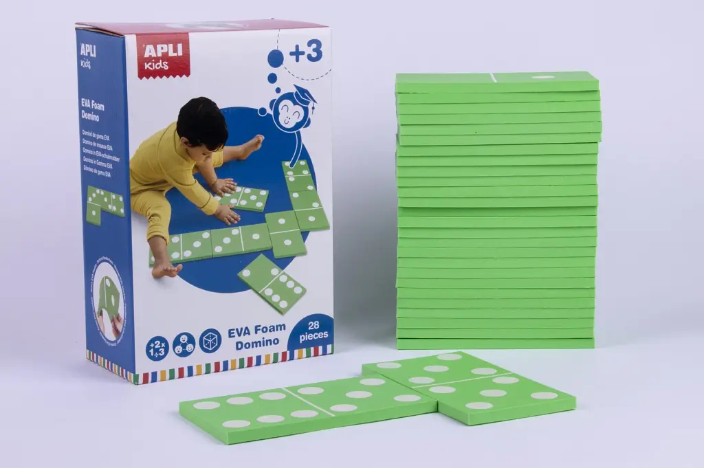 Гнучке доміно Apli Kids з піни EVA, XXL, зелене - фото 2