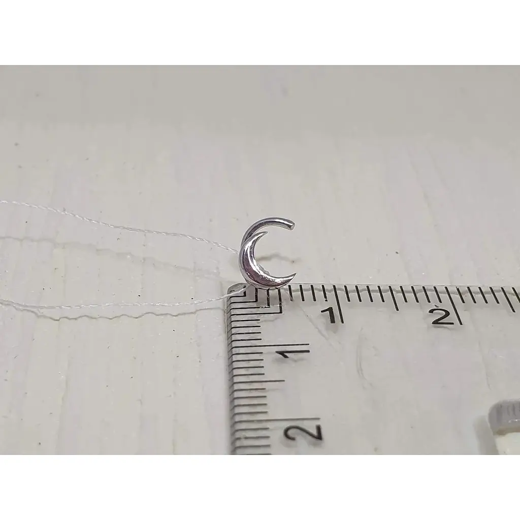 Срібна сережка-пірсинг Астор в ніс. 918-2439Р - фото 2