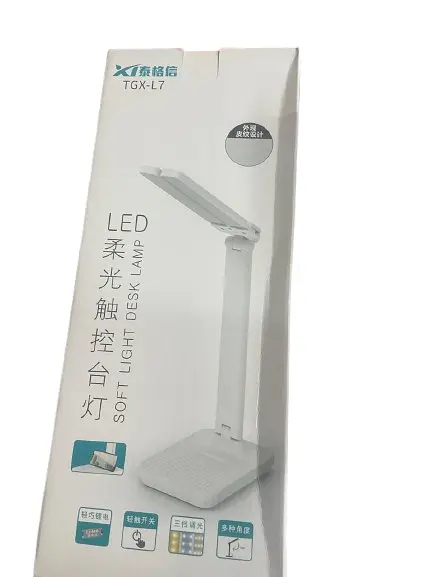 Настольная LED лампа с аккумулятором Taigexin TGX-L7 с подставкой для телефона USB 6 ВТ Белый - фото 8