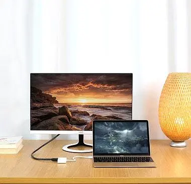 Перехідник UGREEN MM123 USB Type C to HDMI + VGA Converter Білий (30843) - фото 3