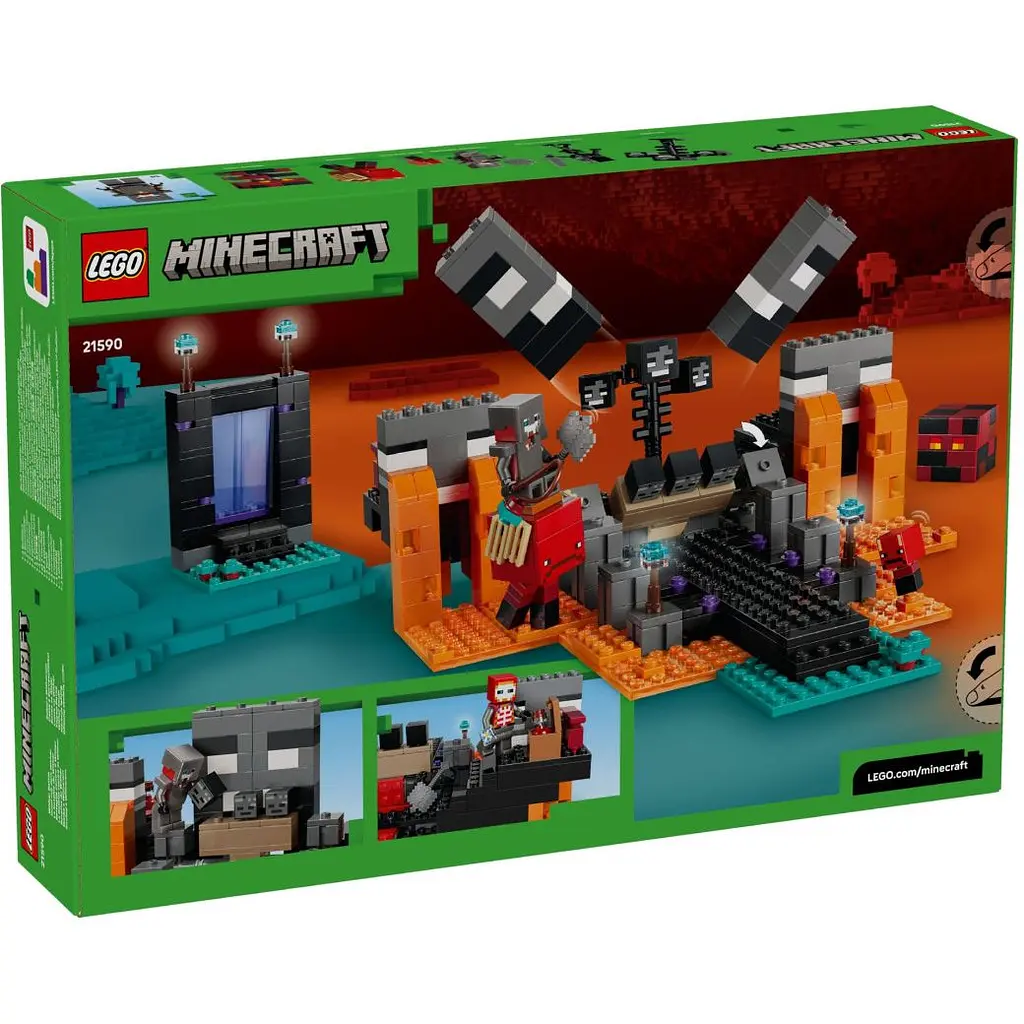 Конструктор LEGO Minecraft Битва за Визер 494 детали (21590) - фото 7
