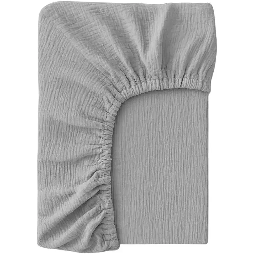 Простирадло на резинці муслін Cosas Graphite 200х200х20 см (023Muslin_Graphite_200x200x20)