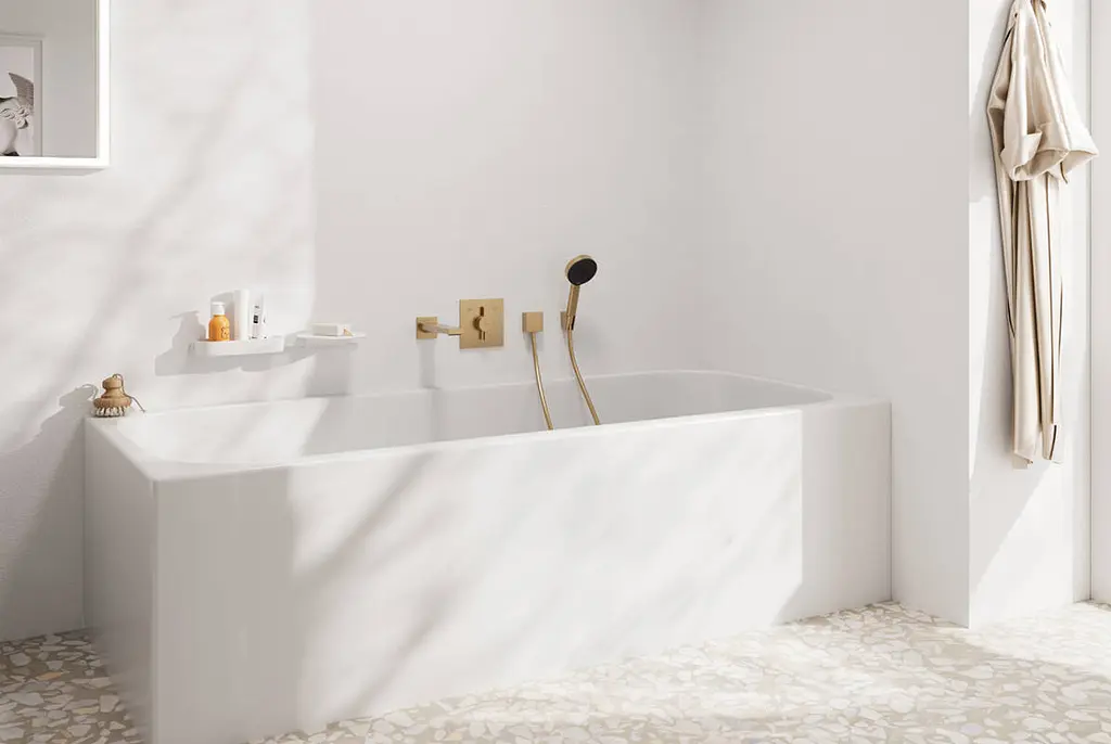 Змішувач для душу Hansgrohe DuoTurn E прихованого монтажу brushed bronze 75417140 - фото 2