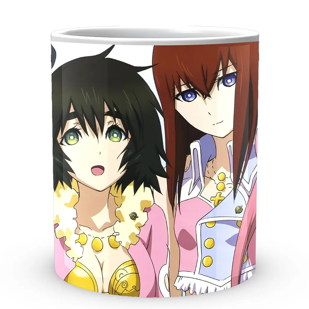 Кухоль GeekLand Steins Gate Брама Штейна Макісе Маюрі Фейріс SG 09 330 мл білий - фото 2