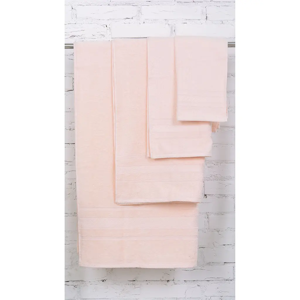 Набір банних рушників №5080 Elite SoftNess Peach, 4 шт. (2200003183504) - фото 3