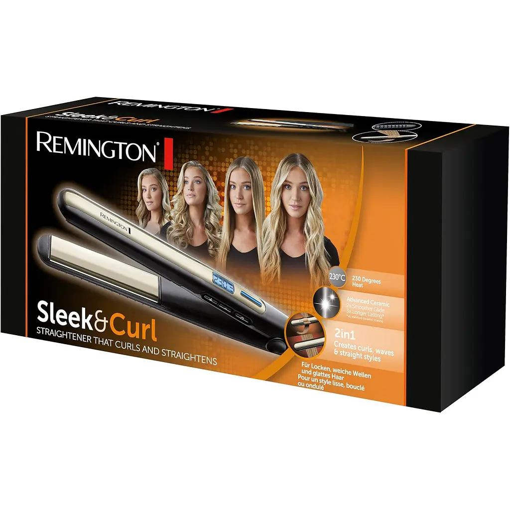 Выпрямитель Remington E51 Sleek & Curl черный (S6500) - фото 7