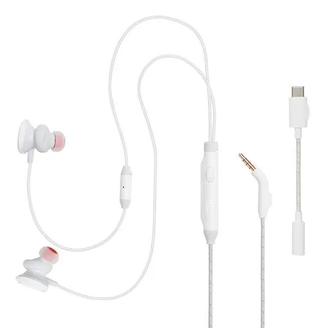 Навушники з мікрофоном JBL Quantum 50С JBLQTUM50CWHT White - фото 4