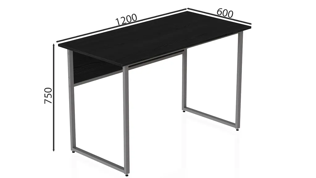 Компьютерный стол Коди 75x120x60 серый ДСП Сосна Кембра 16мм FRD-101665 - фото 7
