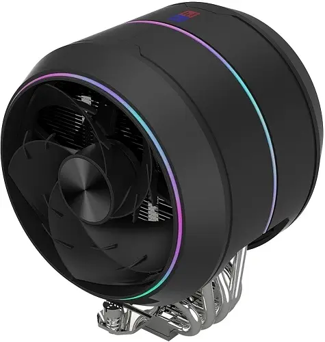 Кулер для процесора ZET 5, Black, алюміній и 5 мідних теплових трубок, 2x130 мм 600~2000RPM±1 Zalman teh0027870 - фото 4