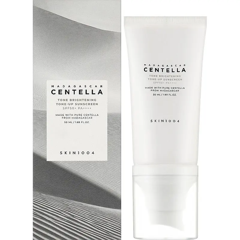 Сонцезахисний крем Skin1004 Madagascar Centella Tone Brightening Tone-Up Sunscreen SPF 50+ 50 мл - фото 2