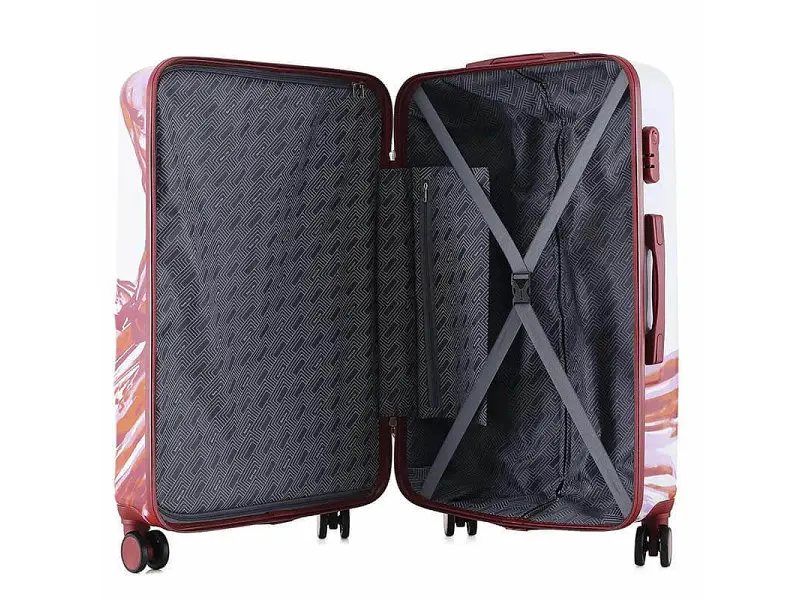 Валіза Semi Line 28 L White/Red Print (T5654-3) - фото 8