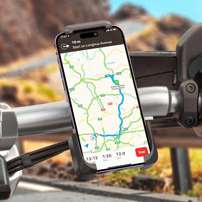 Держатель Hoco Fair bicycle motorcycle universal holder DCA28 для 4.7-7.1 дюймовых устройств - фото 6