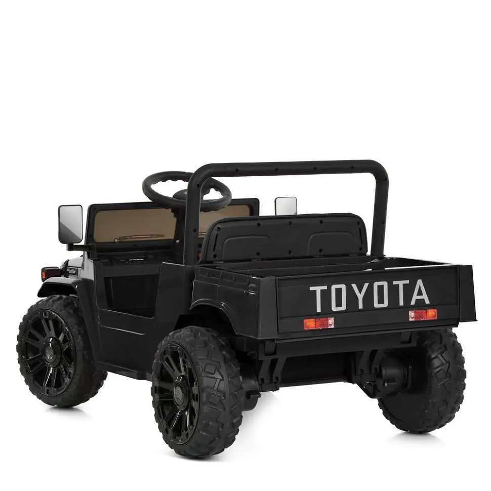 Дитячий електричний джип Bambi Toyota 12V одномісний до 50 кг Чорний (DE-169-E-907) - фото 4