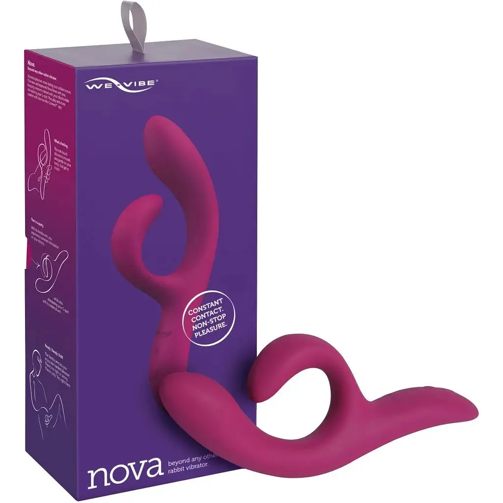 Смарт вібратор-кролик We-Vibe Nova Fuchsia - фото 8