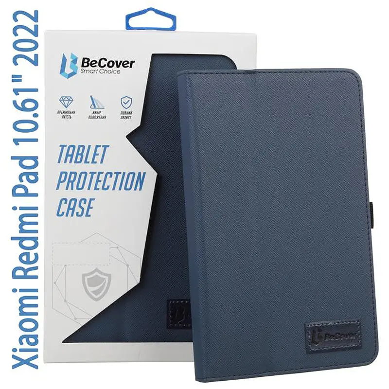 Чохол-книжка BeCover Slimbook для Xiaomi Redmi Pad 2022 10.61 Насичено-синій (708342) - фото 2