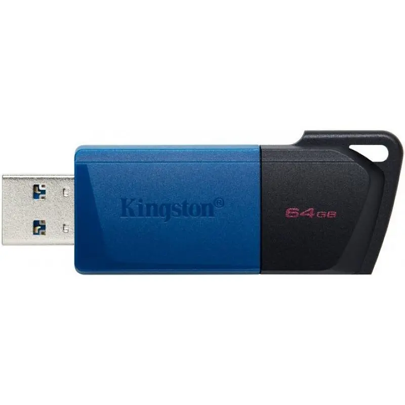 Флеш пам'ять Kingston 64GB Exodia M Black/Blue (DTXM/64GB) - фото 2