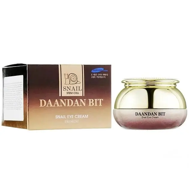 Антивіковий крем для шкіри навколо очей Jigott Daandan Bit Snail Eye Cream з муцином равлика, 50 мл - фото 2