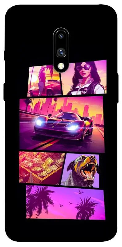 TPU чехол Demsky GTA vibes для OnePlus 7