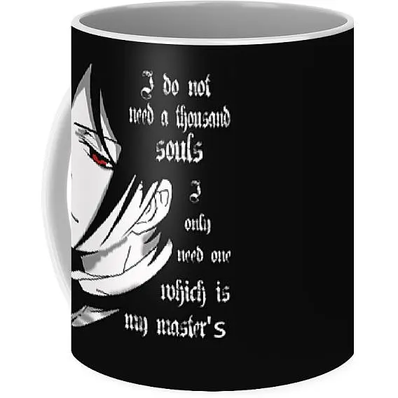 Кружка GeekLand Темный дворецкий Black Butler 02.08.748 330 мл черная - фото 2