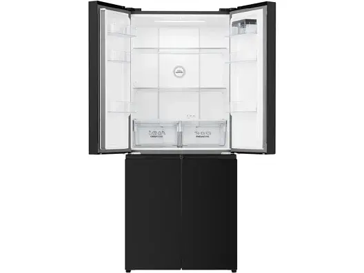 Холодильник Gorenje SBS, 190х65х80см, 4 двері, 286(149)л, А+, NoFrost+, Інвертор, Зона св-ті, Диспл, Чорний - фото 4