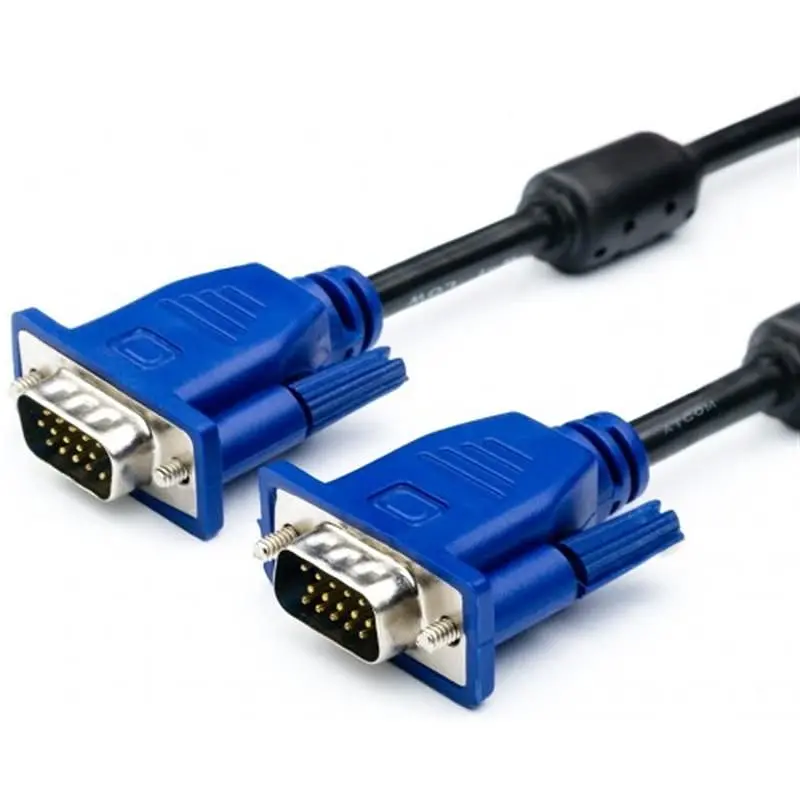 Кабель Atcom VGA-VGA HD15M/HD15M с 2-мя фер. кольцами, 10м (9151) - фото 2
