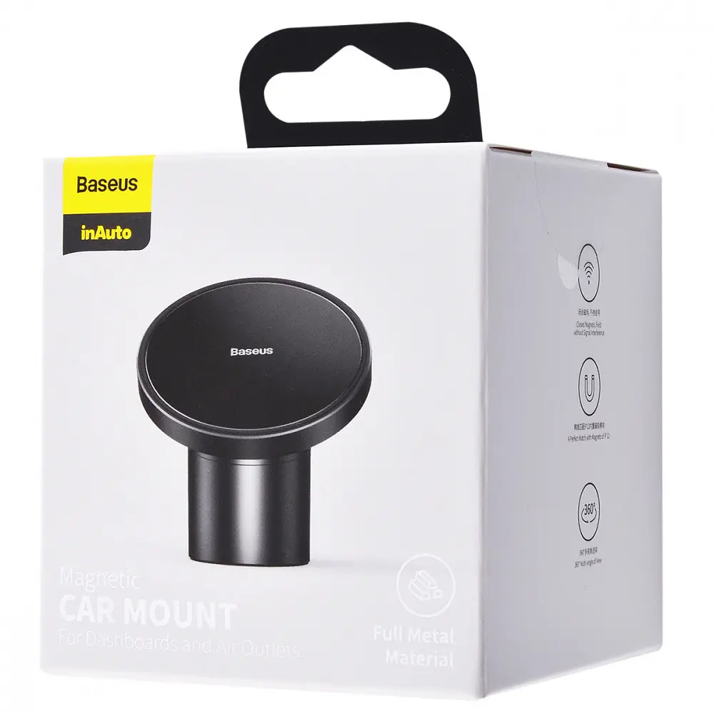 Автодержатель Baseus Radar Magnetic Car Mount black (30610) - фото 2