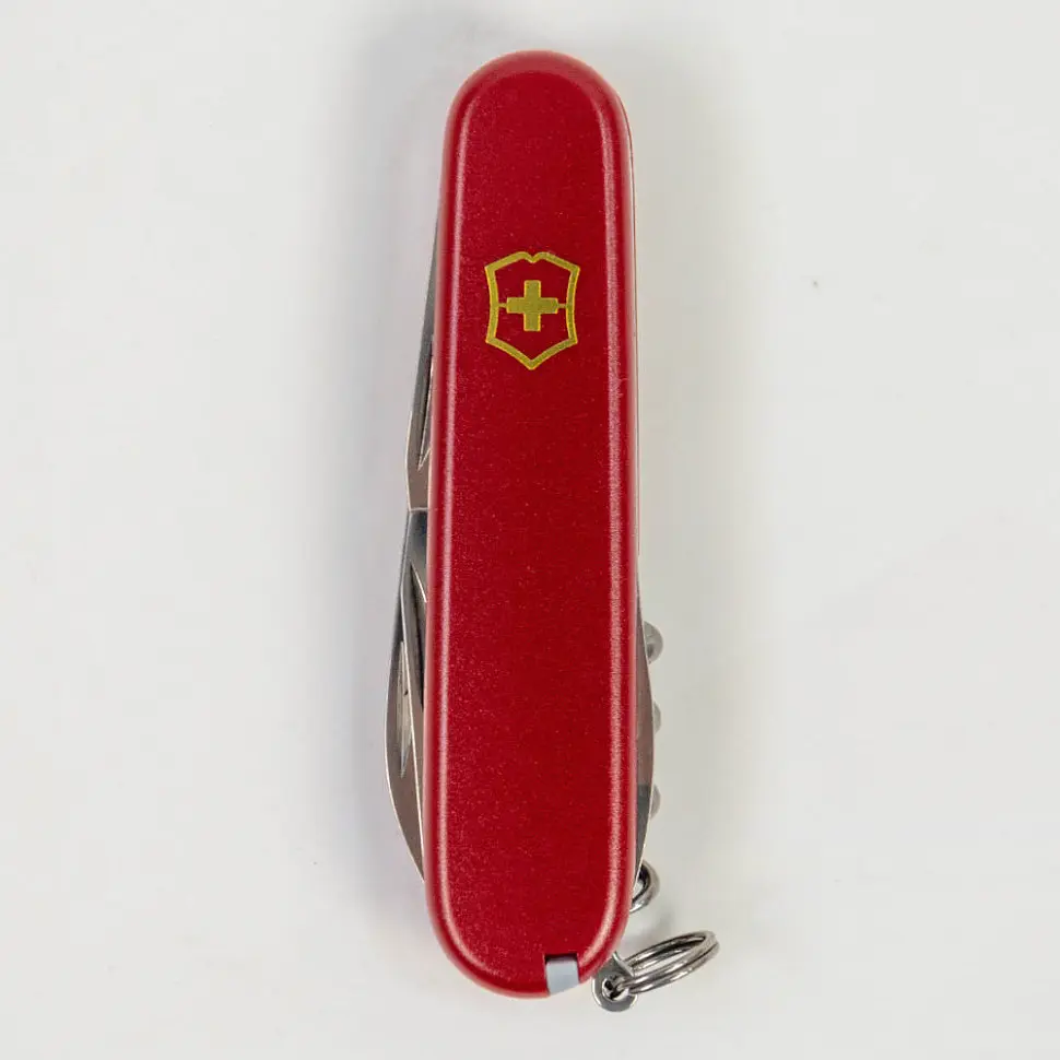 Ніж Victorinox Spartan Mat 91мм 12функ черв.мат штоп жовт.лого - фото 6