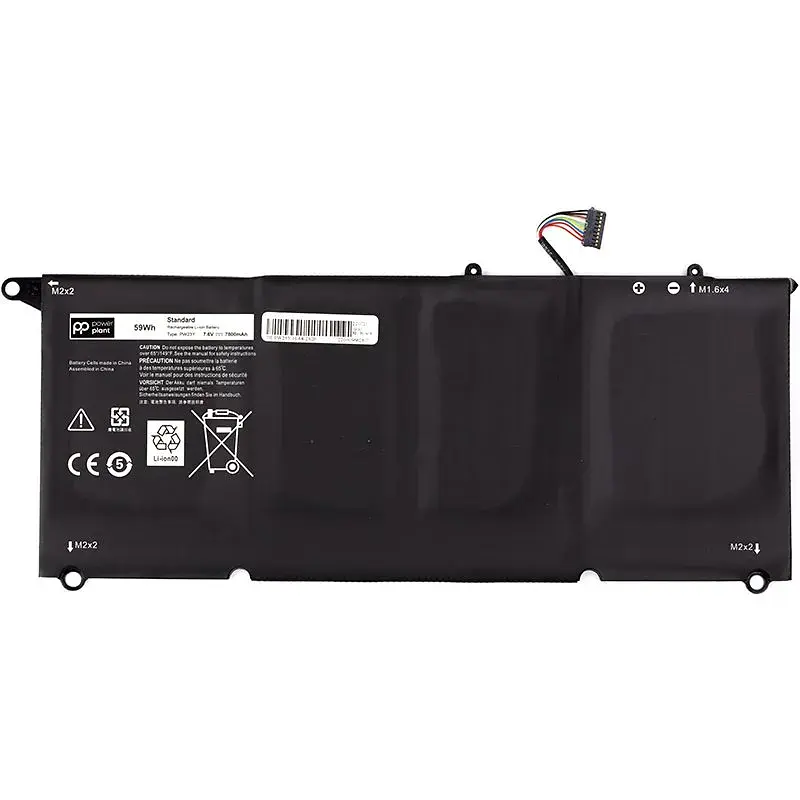 Акумулятор PowerPlant для ноутбуків Dell XPS 13 9360 (PW23Y) 7.6V 7800mAh (NB441297) - фото 2