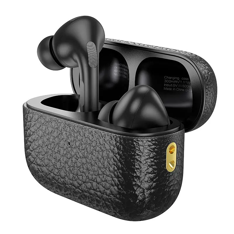 Беспроводные вакуумные наушники Hoco Duke EQ9 Plus, true wireless, ANC, Noise Reduction, BT headset, BT5.3, 40mAh, 300mAh, 7h, 28h, black - фото 2