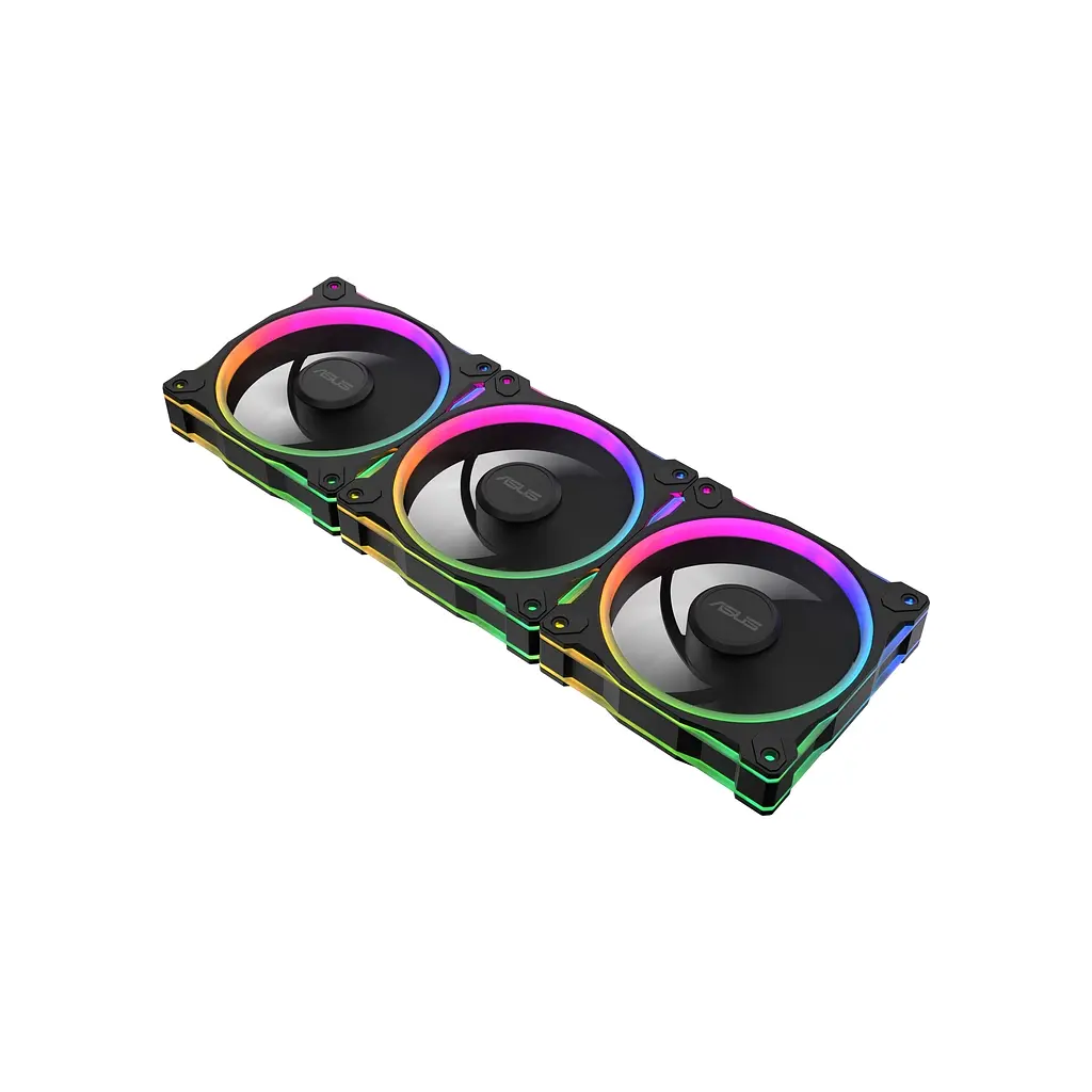 Кулер до корпусу ASUS PRIME MR120 REVERSE ARGB BLACK 3IN1 (90DA00L0-B09020) - фото 3