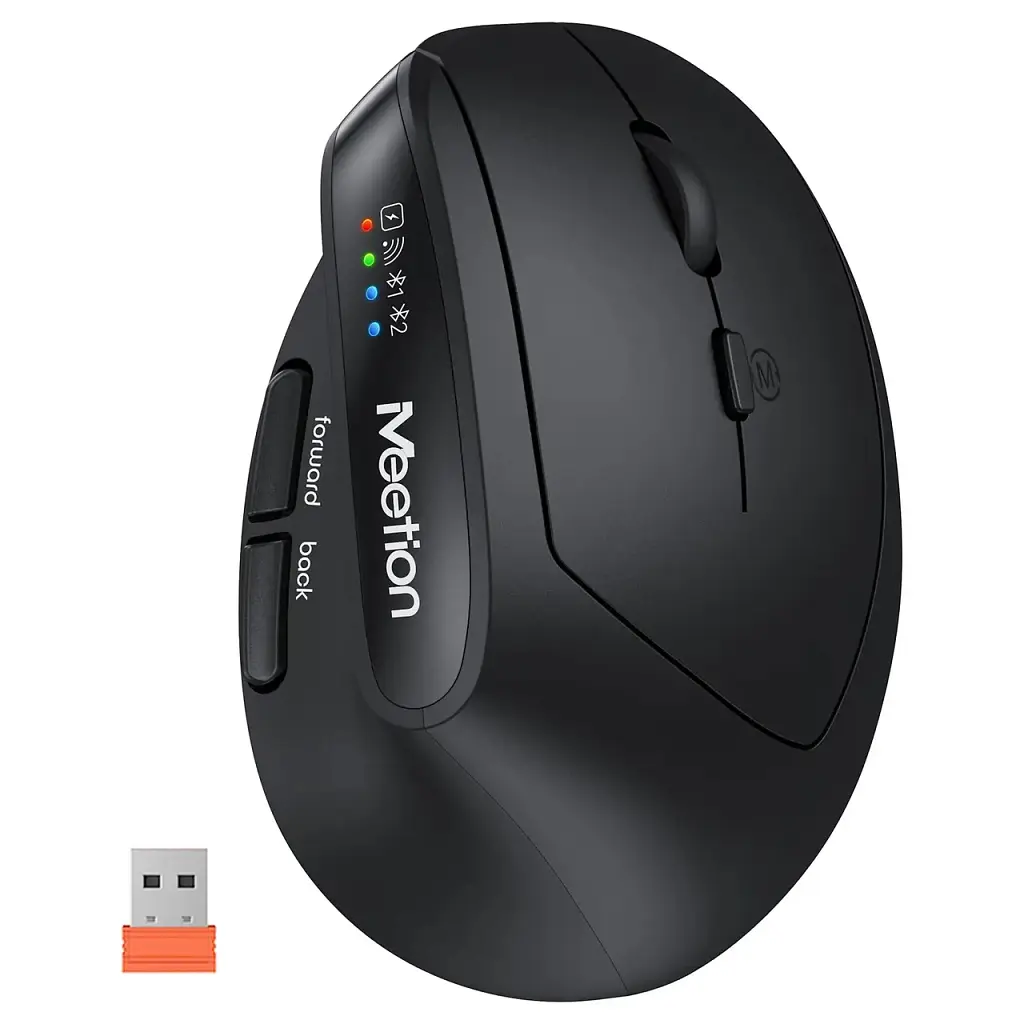 Мишка Meetion BTM008 Wireless/Bluetooth Black (MT-BTM008-A)