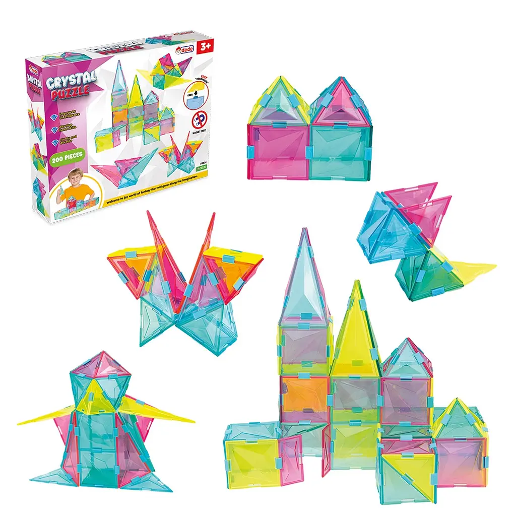 Конструктор Dede Dede Kristal Puzzle 200 элементов (3924) - фото 2