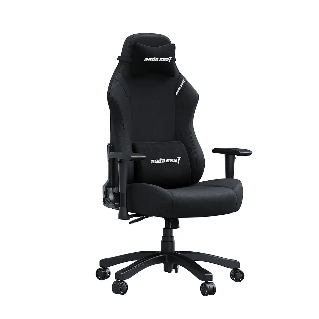 Кресло игровое Anda Seat Luna Size L Black Fabric (AD18-44-B-F) - фото 7