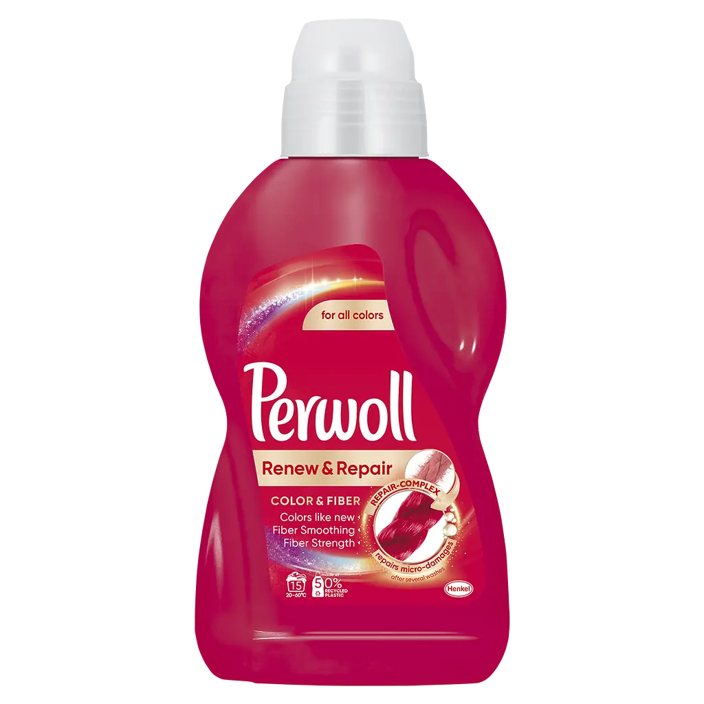 Средство для стирки Perwoll для цветных вещей, 0.9 л (742950) - фото 2