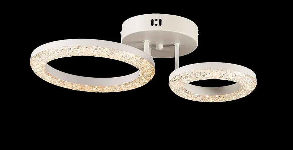 Люстра стельова LED Splendid Ray L2723/1+1, 42W, білий, з пультом, димер, сучасний стиль - фото 3