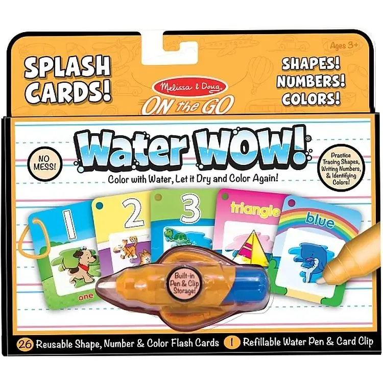 Розмальовка Melissa & Doug Цифри, форми, колір водна чарівна (MD5237)