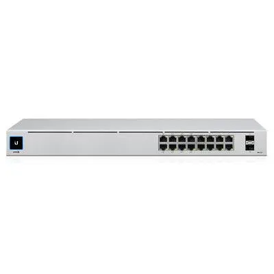 Комутатор мережевий Ubiquiti (USW-16-POE) - фото 2