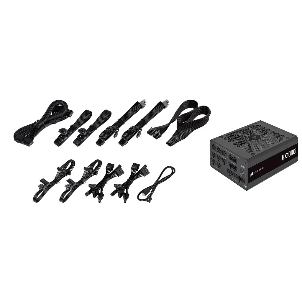 Блок питания Corsair HX1000i ATX 80PLUS Platinum (CP-9020259-EU) - фото 9