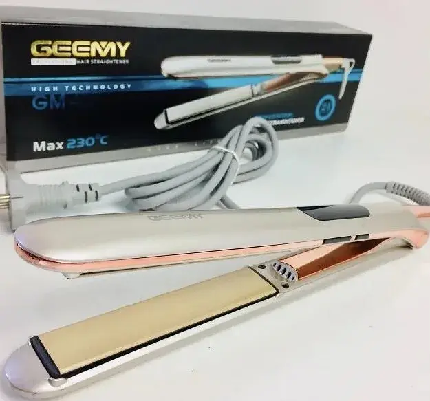 Професійна керамічна праска - випрямляч Gemei GM-407 для випрямлення волосся Щипці - стайлер - фото 6