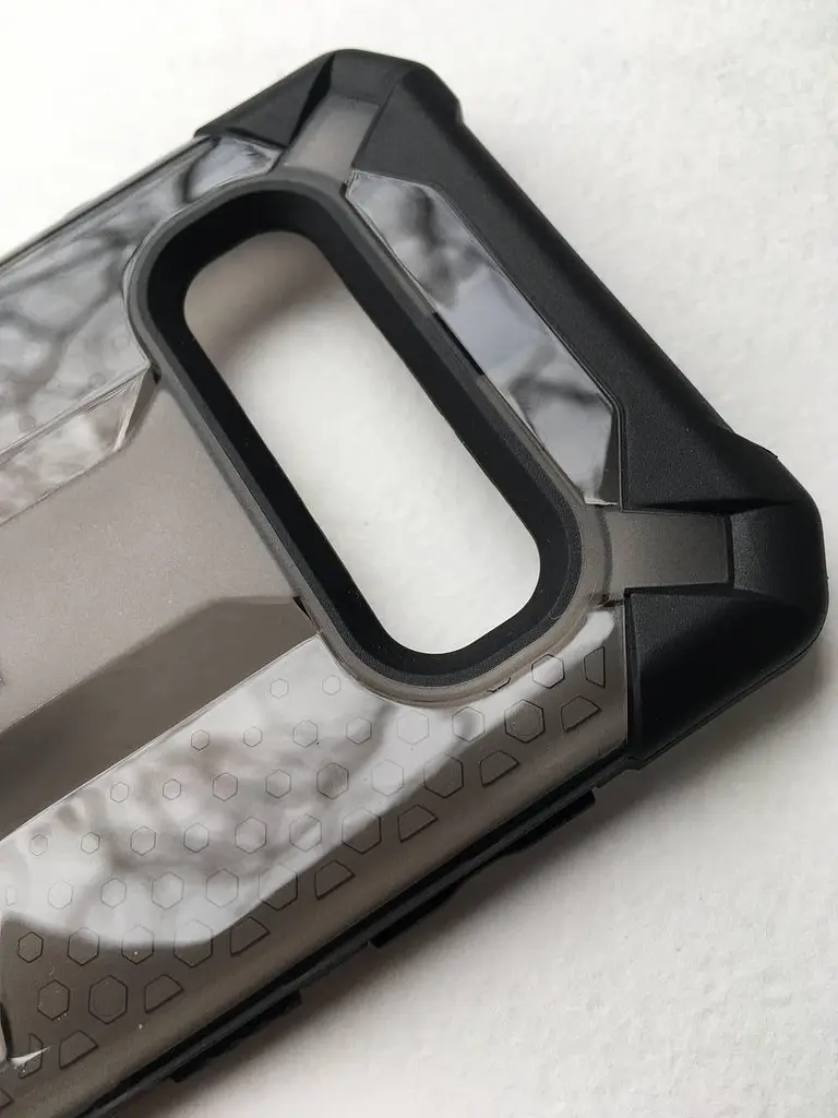 Оригінальний протиударний чохол для Samsung Galaxy S10 Plus (G975) UAG Plasma Ash 211353113131 Прозорий - фото 5