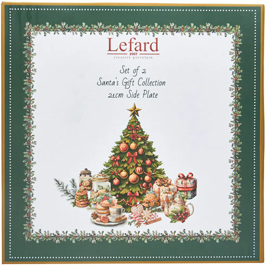 Набір тарілок Lefard Santa's Gift 21 см 2 шт. (989-001) - фото 3
