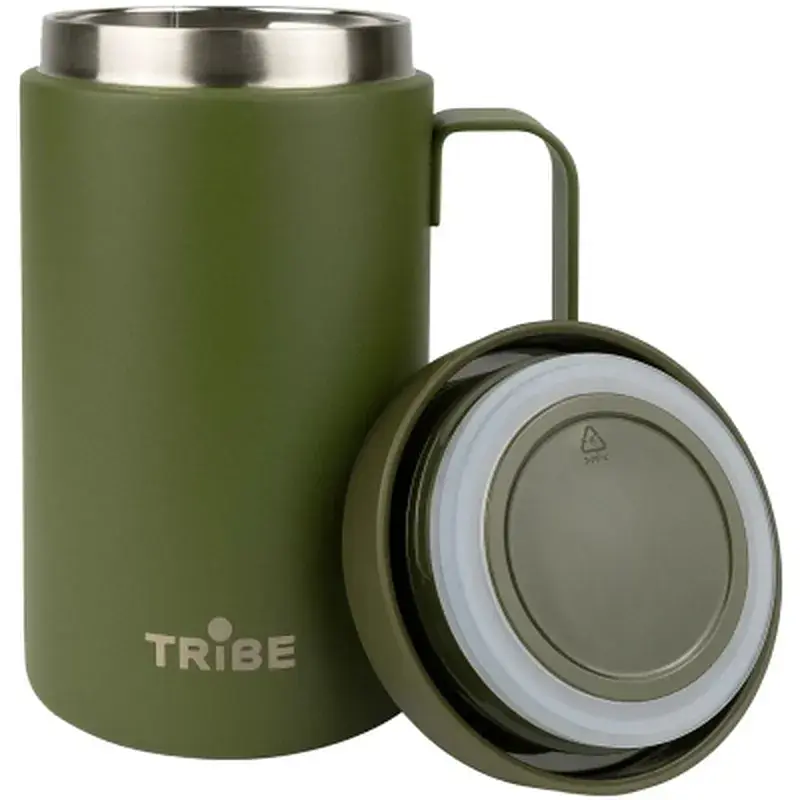 Термокружка Tribe Adventure Mug 450 мл olive (T-FA-0032-olive) - фото 2