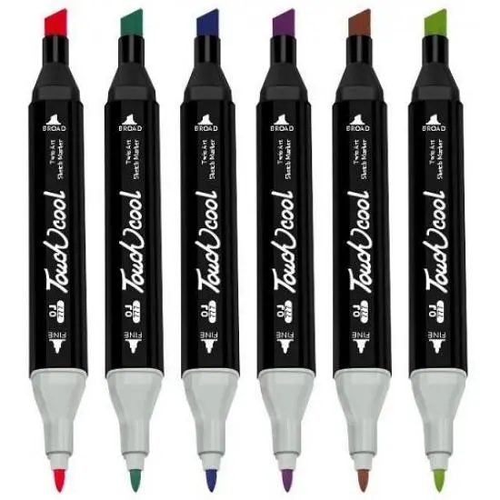 Набор двухсторонних маркеров Touch Sketch Marker в сумке Touch-36 36 шт. (1457479232) - фото 5