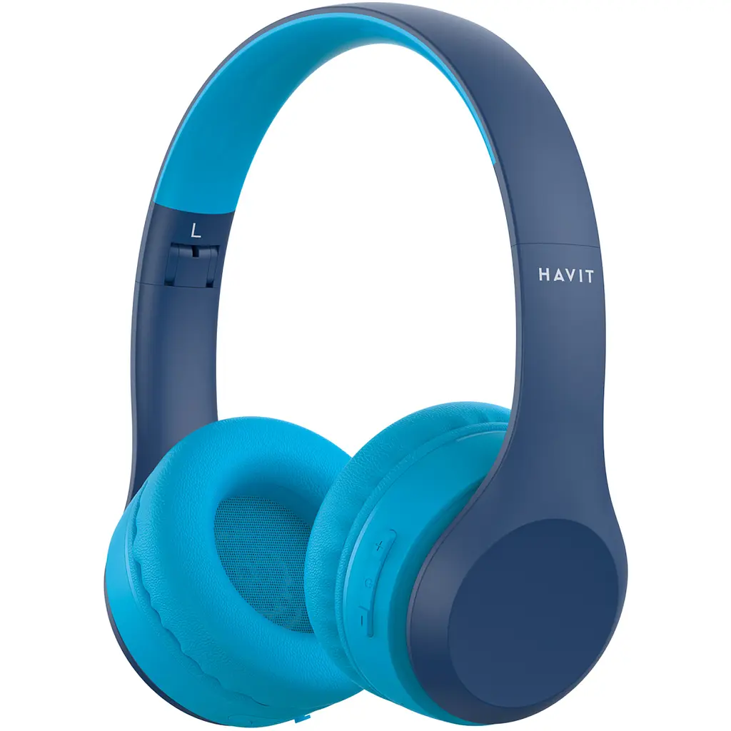 Навушники дитячі накладні бездротові HAVIT, блакитні (HV-H626BT) - фото 3