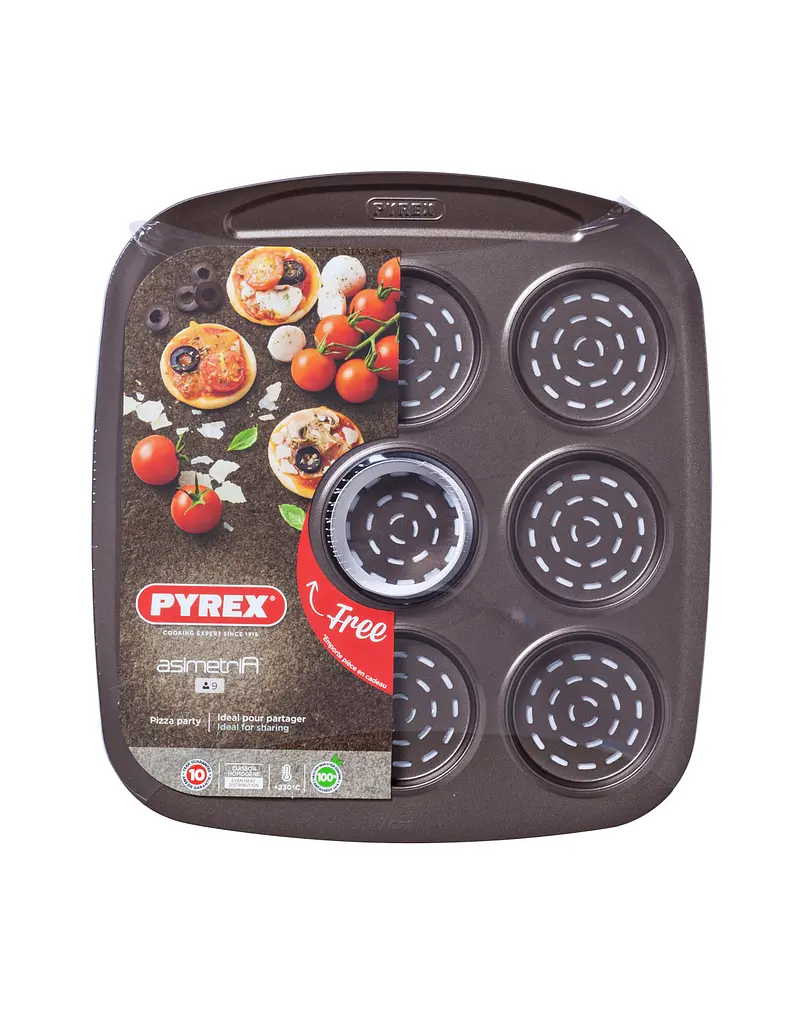 Форма ASIMETRIA, 9 шт. 6.5 см. Pyrex kuh0016036