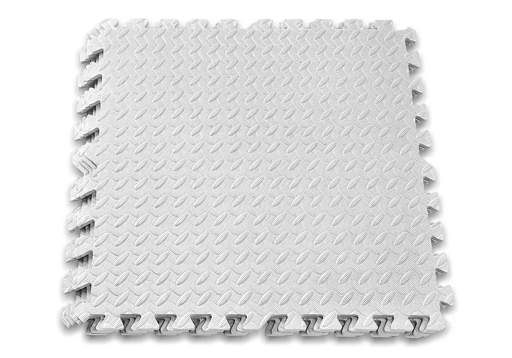 Мат-пазл EasyFit SwallowTail EVA 120х120х1 см татамі ластівчин хвіст Білий (EF-1950-W)