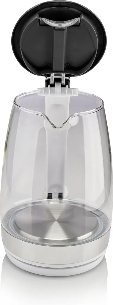 Электрочайник Gorenje 1.7 л, 2,200 Вт, strix контроль, стекло, белый - фото 2