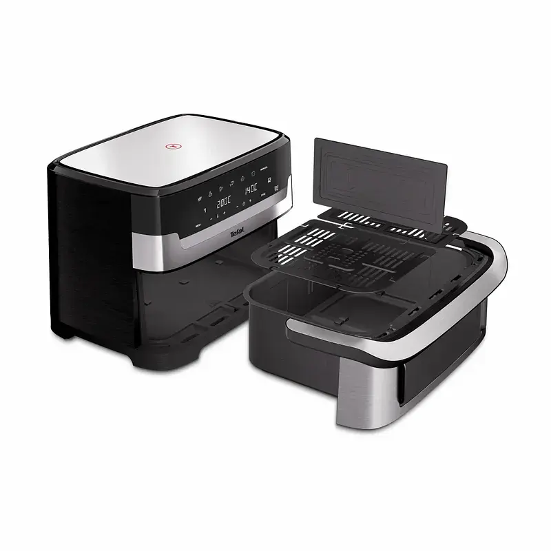 Аэрогриль Tefal Dual Easy Fry Flex 2700 Вт черный (EY922DE0) - фото 3